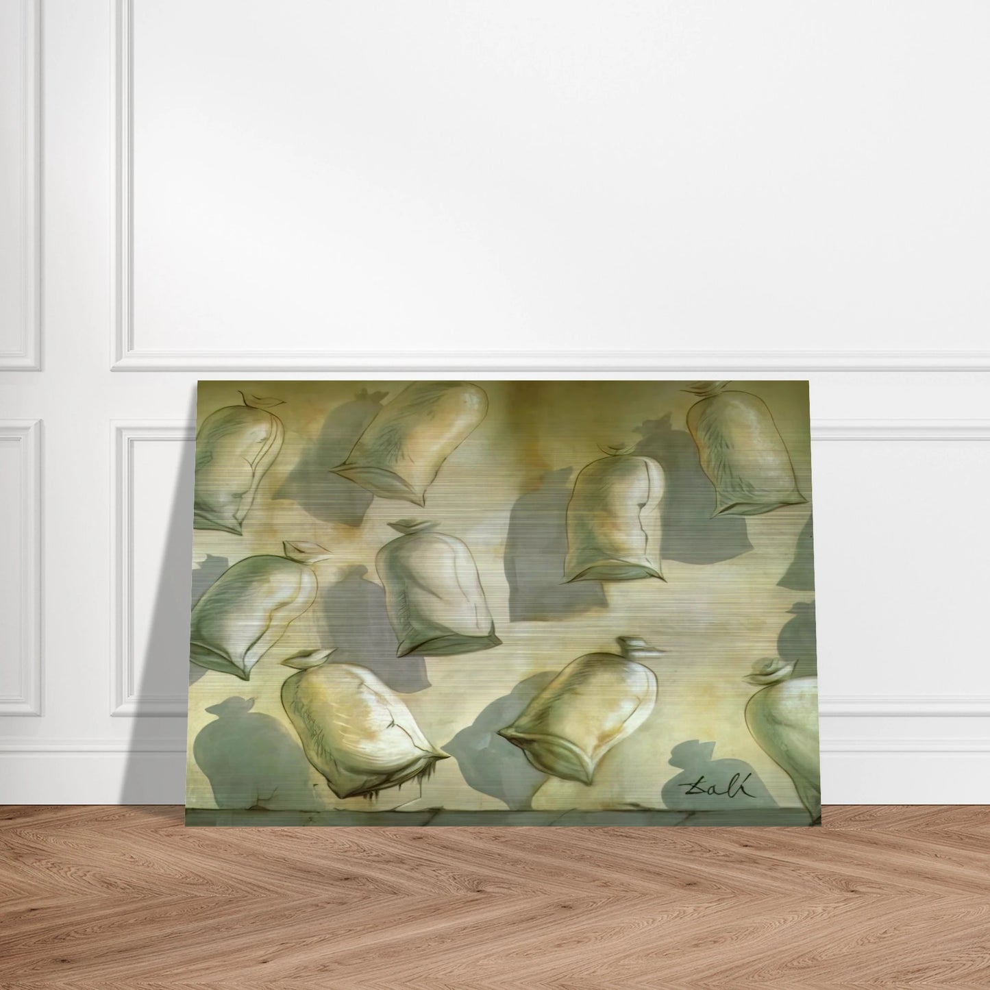 SET DESIGN FOR THE BALLET LOS SACOS DEL MOLINERO 2 - Salvador Dali Brushed Aluminum Print - 70x100 cm / 28x40 inches | Salvador Dali Aluminum Print | Salvador Dali Prints