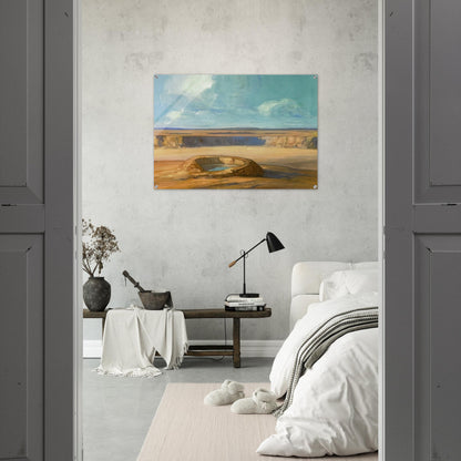 The Waterhole - Tonalism - Xavier Martinez Acrylic Print - 70x100 cm / 28x40″ inches