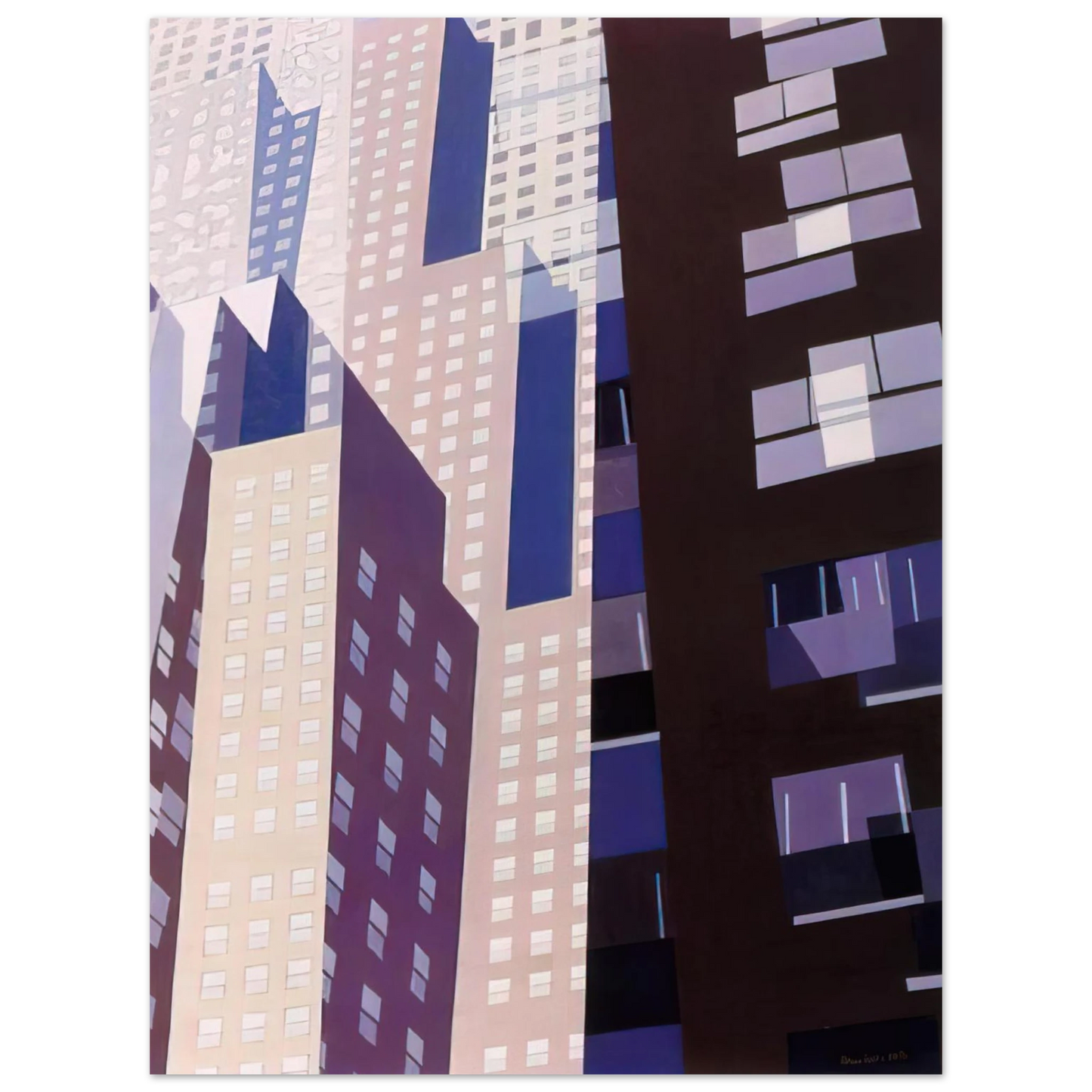 Charles Sheeler - Windows - 1952  75x100 cm / 30x40inches Fine Art Poster