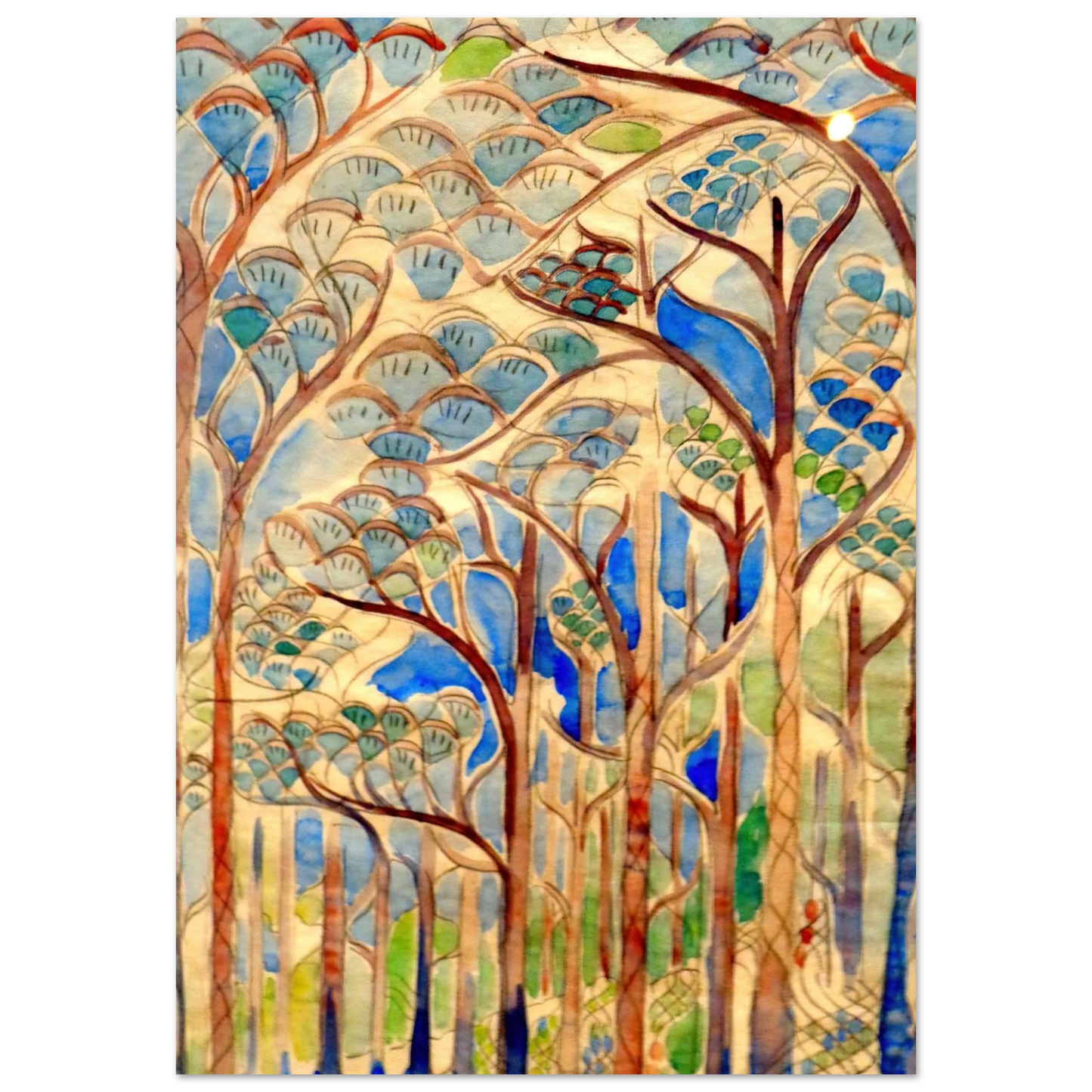 Walter Inglis Anderson - Walter Anderson Wall art - 25x25 cm / 10x10 inches - Fine Art Poster-canvas - -