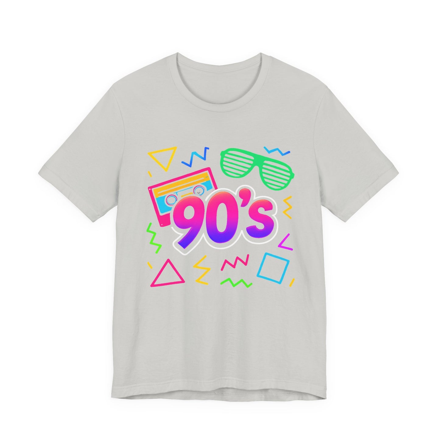 Música de la vieja escuela de los 90: ambiente arcade, clásico vintage de los 90. Camiseta retro de los 90 con la frase "Amo los años noventa".
