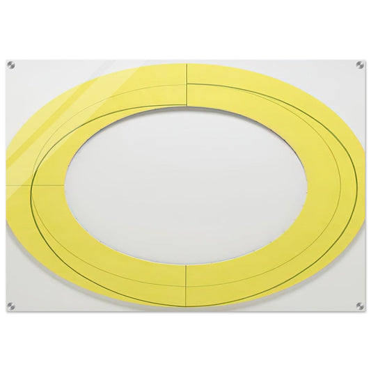 RING IMAGE M 2010 - Robert Mangold Acrylic Print - 70x100 cm / 28x40″ inches