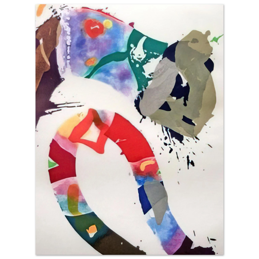 Sam Francis - Untitled  SFE 092   75x100 cm / 30x40inches Fine Art Poster