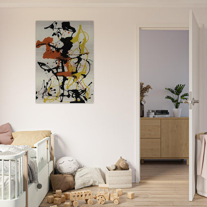 NUMBER 26 1949 - Jackson Pollock Brushed Aluminum Print - 70x100 cm / 28x40 inches | Jackson Pollock Aluminum Print | Jackson Pollock Prints