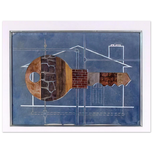 Clarence Holbrook Carter - House Key - 1956  75x100 cm / 30x40inches Fine Art Poster