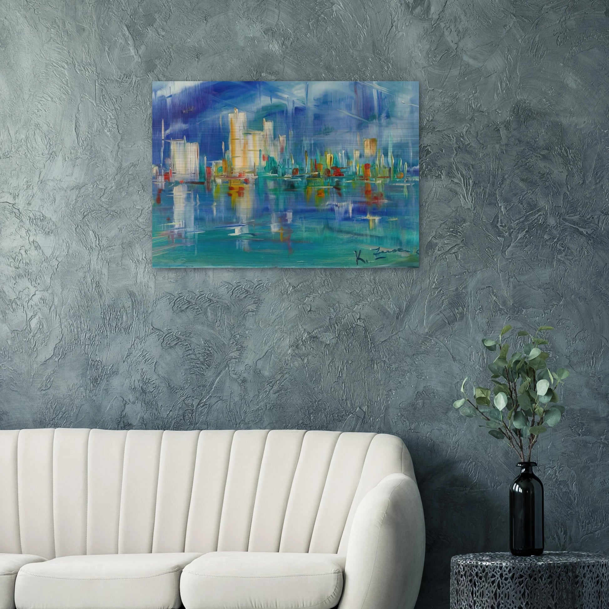 Untitled - 1985 - Konrad Zuse Brushed Aluminum Print - 70x100 cm / 28x40 inches | Konrad Zuse Aluminum Print | Konrad Zuse Prints