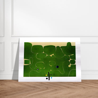 IL LABIRINTO DELLA PSICHE 1986 - Victor Pasmore Brushed Aluminum Print - 70x100 cm / 28x40 inches | Victor Pasmore Aluminum Print | Victor Pasmore Prints
