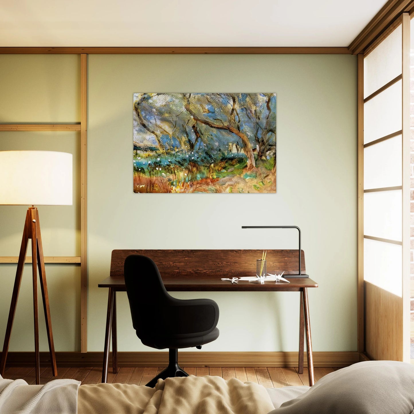 Landscape - John Singer Sargent Brushed Aluminum Print - 70x100 cm / 28x40 inches | John Singer Sargent Aluminum Print | John Singer Sargent Prints