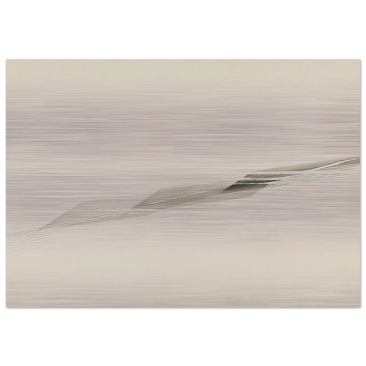 Untitled - Minimalism - Nasreen Mohamedi Brushed Aluminum Print - 70x100 cm / 28x40 inches | Nasreen Mohamedi Aluminum Print | Nasreen Mohamedi Prints