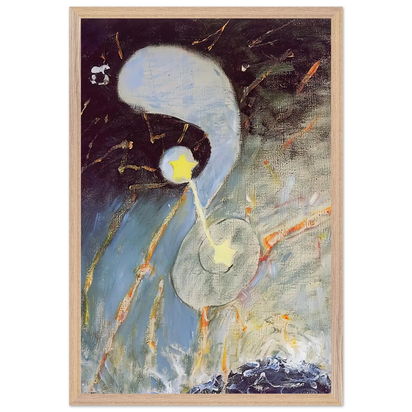 Hilma af Klint - CHAOS NR 2 1906 Wall art - A1 (59.4 x 84.1  cm) - Fine Art Poster - -