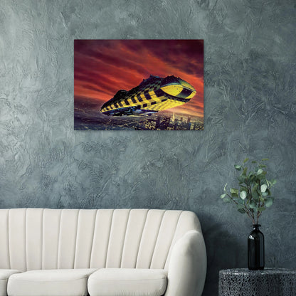 Chris Foss - Chris Foss Brushed Aluminum Print - 70x100 cm / 28x40 inches | Chris Foss Aluminum Print | Chris Foss Prints