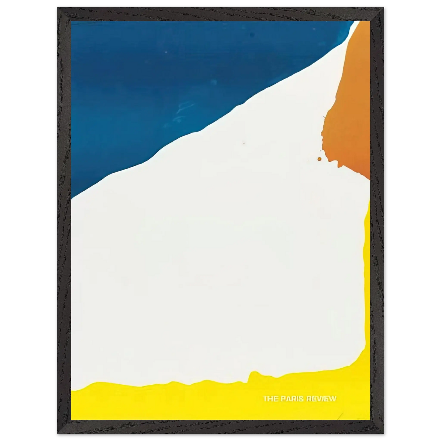 Helen Frankenthaler - Paris Review - 1966 Wall art - 45x60 cm / 18x24 Inches - Premium Wooden Framed Poster With Fine Art Paper - Wood frame