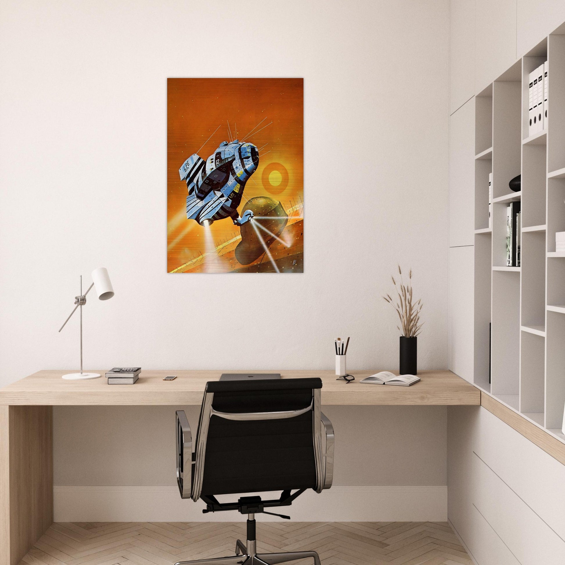 Chris Foss - Chris Foss Brushed Aluminum Print - 70x100 cm / 28x40 inches | Chris Foss Aluminum Print | Chris Foss Prints