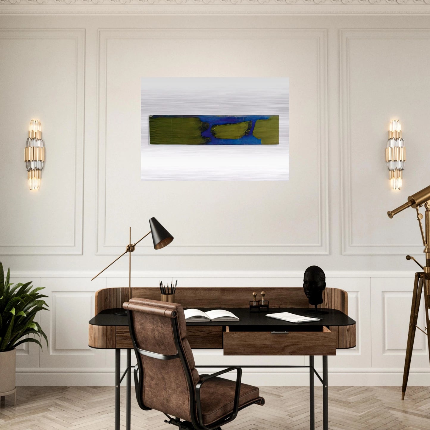OHNE TITEL 1964 1 - BLINKY PALERMO Brushed Aluminum Print - 70x100 cm / 28x40 inches | BLINKY PALERMO Aluminum Print | BLINKY PALERMO Prints