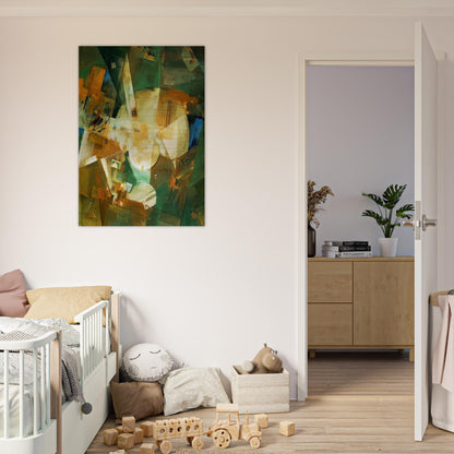 PICTURE WITH LIGHT CENTER 1919 - Kurt Schwitters Brushed Aluminum Print - 70x100 cm / 28x40 inches | Kurt Schwitters Aluminum Print | Kurt Schwitters Prints