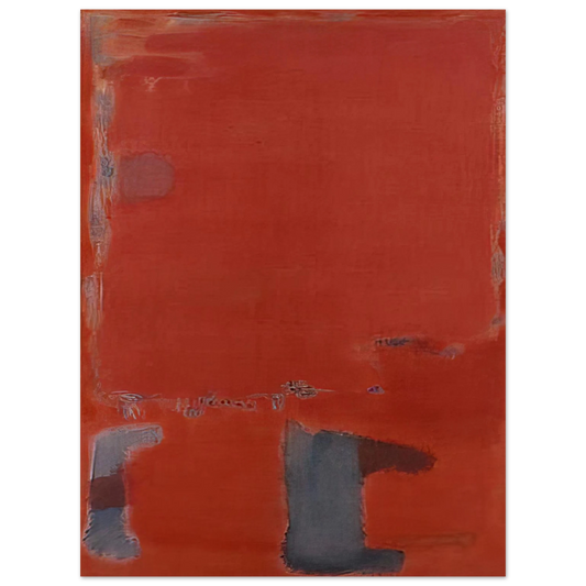 Mark Rothko - No. 21 - c.1949  New York , United States Wall Art - 21x29.7 cm / 8x12" - Fine Art Poster-canvas - -