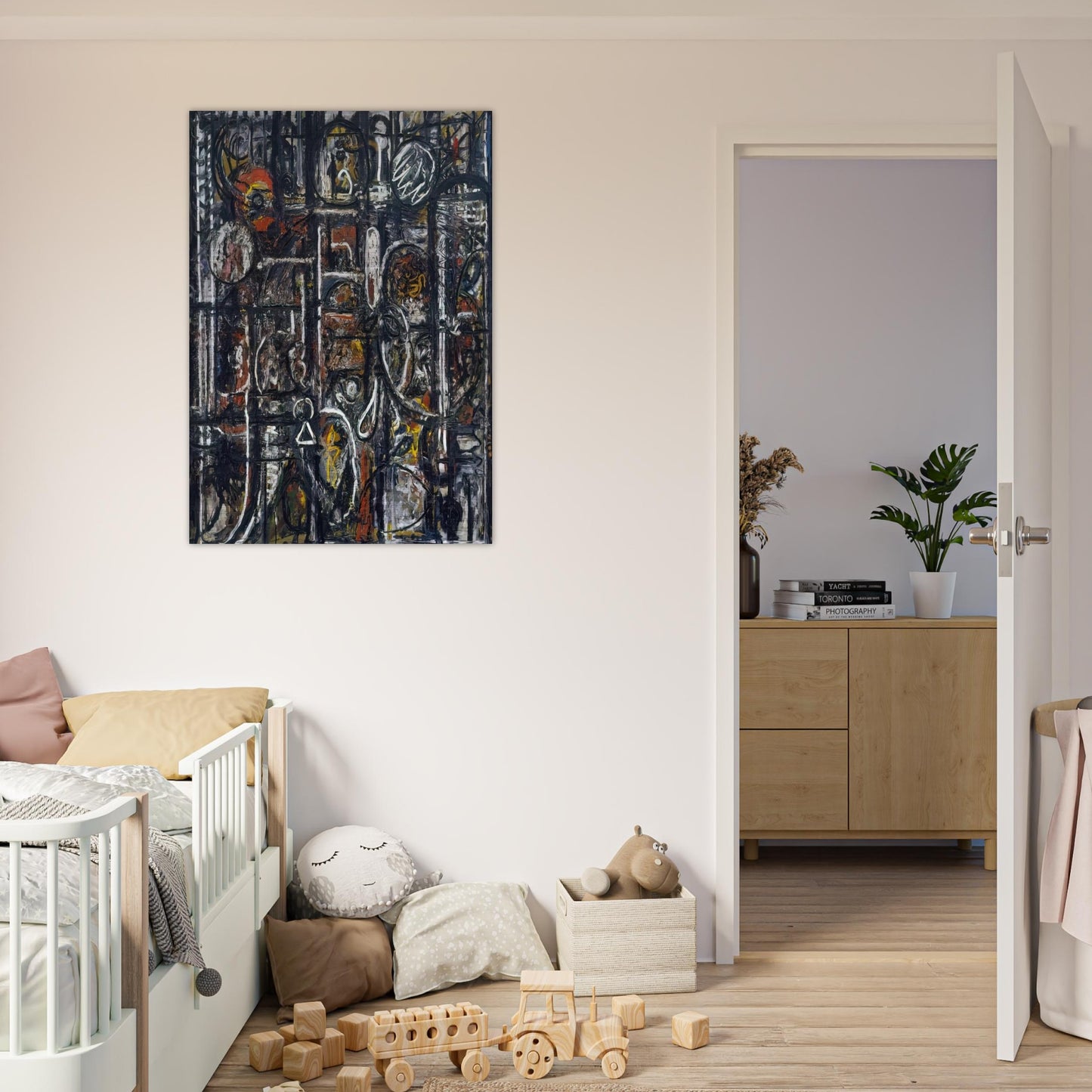 Palimpsest - Richard Pousette-Dart Brushed Aluminum Print - 70x100 cm / 28x40 inches | Richard Pousette-Dart Aluminum Print | Richard Pousette-Dart Prints
