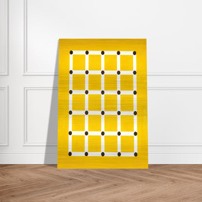 Trellis - 1962 - Jeremy Moon Brushed Aluminum Print - 70x100 cm / 28x40 inches | Jeremy Moon Aluminum Print | Jeremy Moon Prints