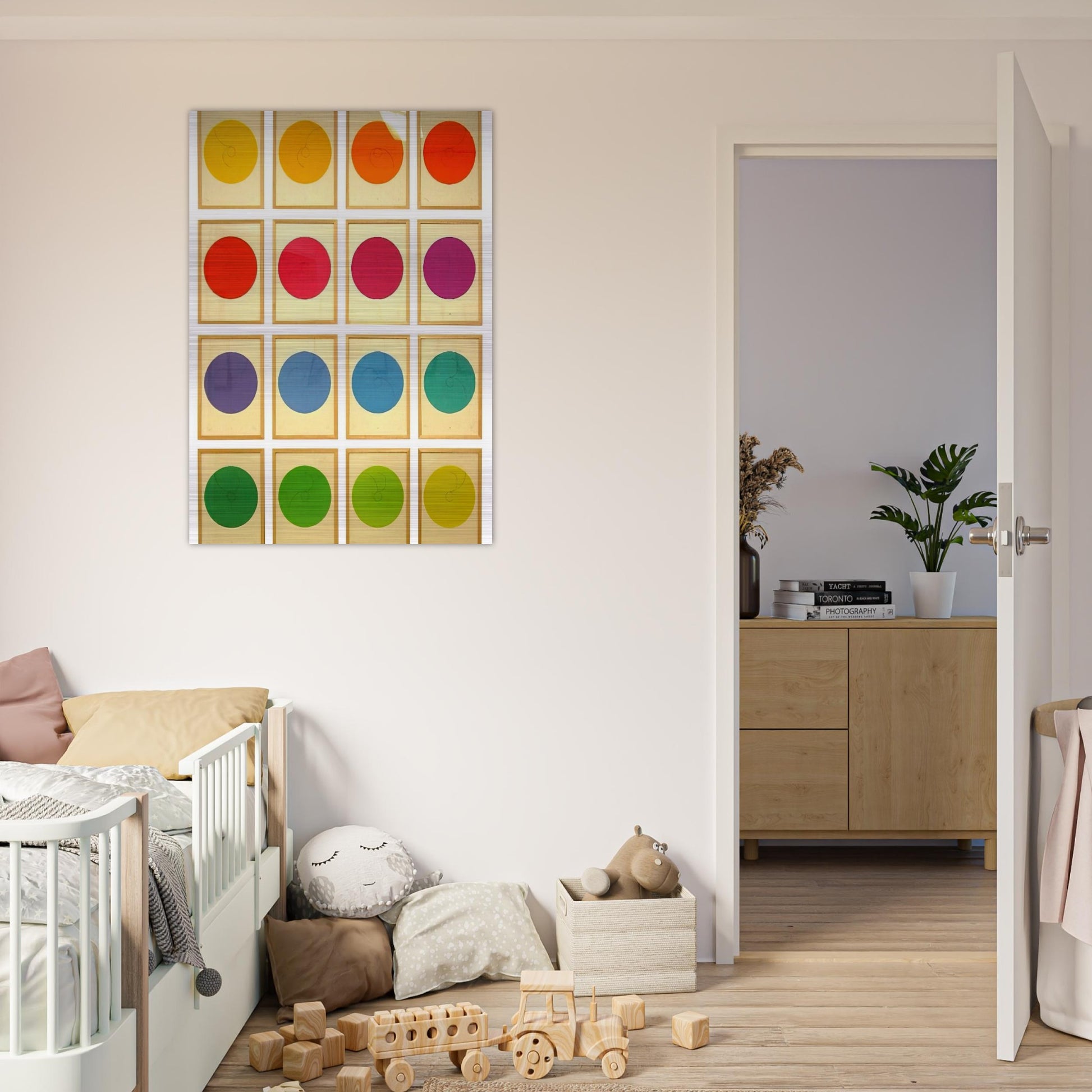 Constellations - 1974 - Max Bill Brushed Aluminum Print - 70x100 cm / 28x40 inches | Max Bill Aluminum Print | Max Bill Prints
