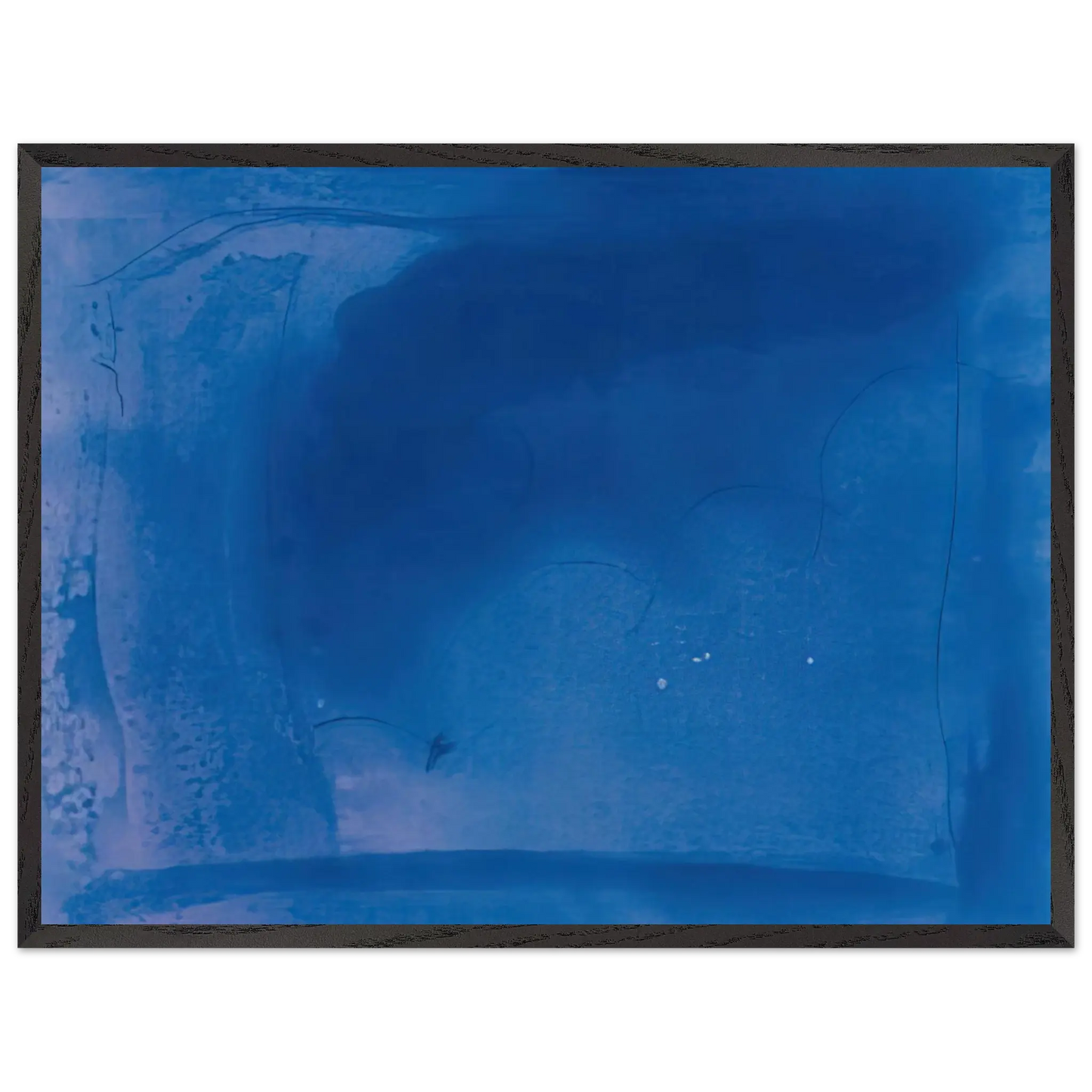 Helen Frankenthaler - Corot s Mark - 1987 Wall art - A1 (59.4 x 84.1  cm) - Premium Wooden Framed Poster With Fine Art Paper - White frame