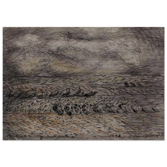 NEAR PRAGUE CZECHOSLOVAKIA 1976 - Ivan Albright Brushed Aluminum Print - 70x100 cm / 28x40 inches | Ivan Albright Aluminum Print | Ivan Albright Prints