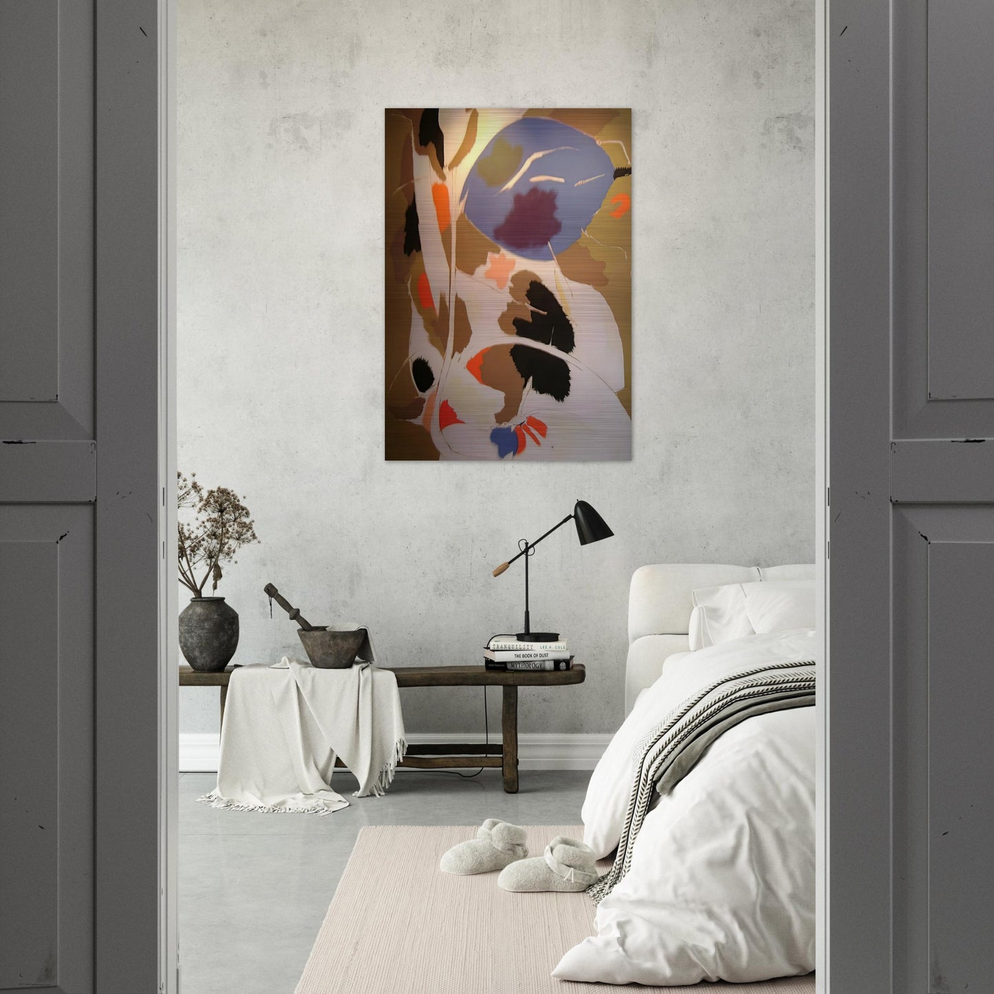 Branches - 1955 - John Ferren Brushed Aluminum Print - 70x100 cm / 28x40 inches | John Ferren Aluminum Print | John Ferren Prints