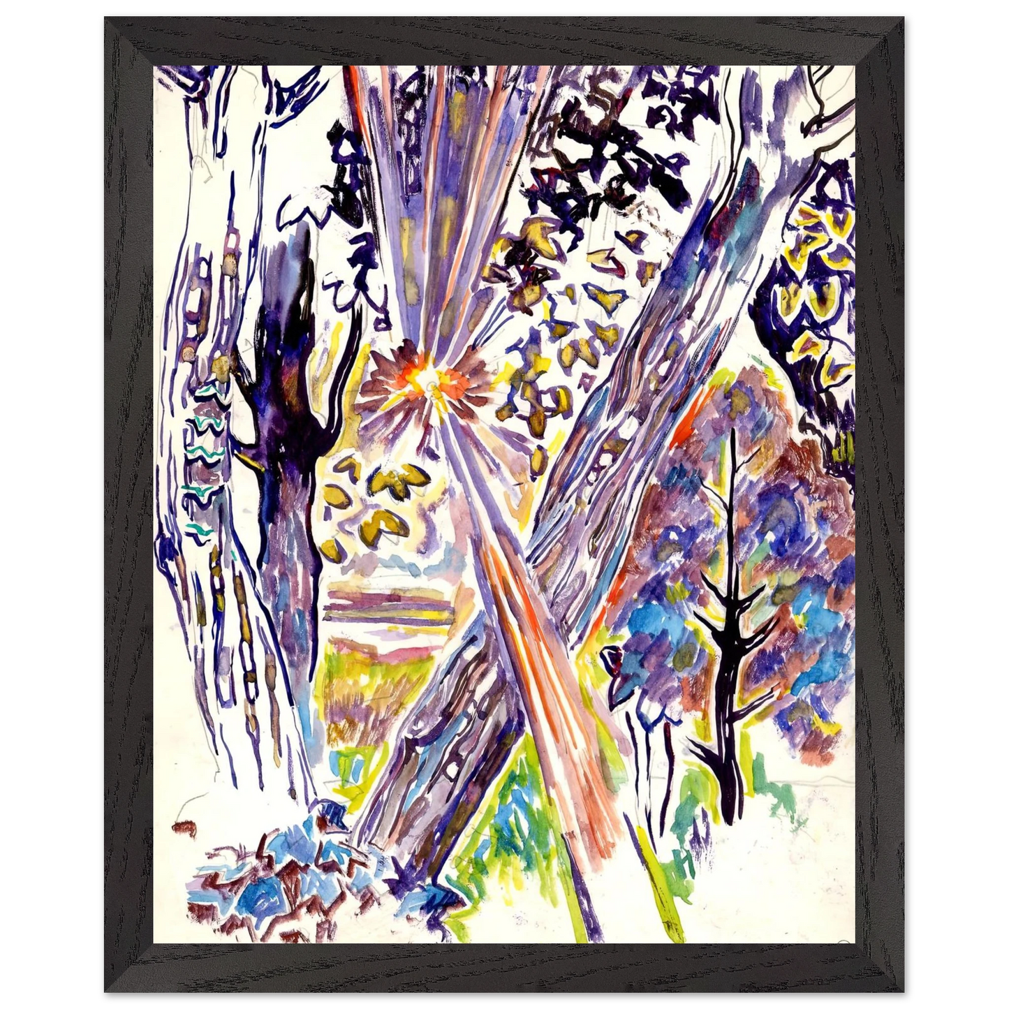 Walter Inglis Anderson - Walter Anderson Wall art - 15x20 cm / 6x8 inches - Premium Wooden Framed Poster With Fine Art Paper-canvas - White frame