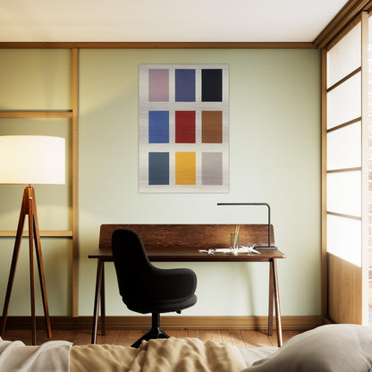 COLOR CHART NO 139 1 1966 - Gerhard Richter Brushed Aluminum Print - 70x100 cm / 28x40 inches | Gerhard Richter Aluminum Print | Gerhard Richter Prints