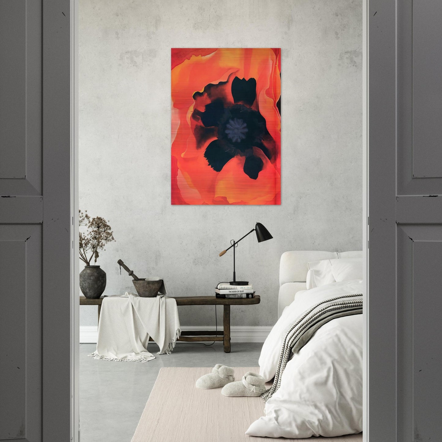 Poppy 2 - Georgia O'Keeffe Brushed Aluminum Print - 70x100 cm / 28x40 inches | Georgia O'Keeffe Aluminum Print | Georgia O'Keeffe Prints