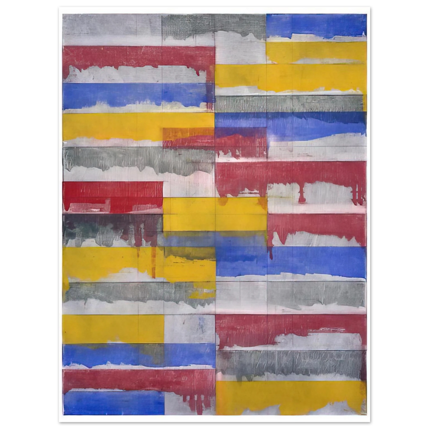 Brice Marden - Window Study #3 - 1985  75x100 cm / 30x40inches Fine Art Poster