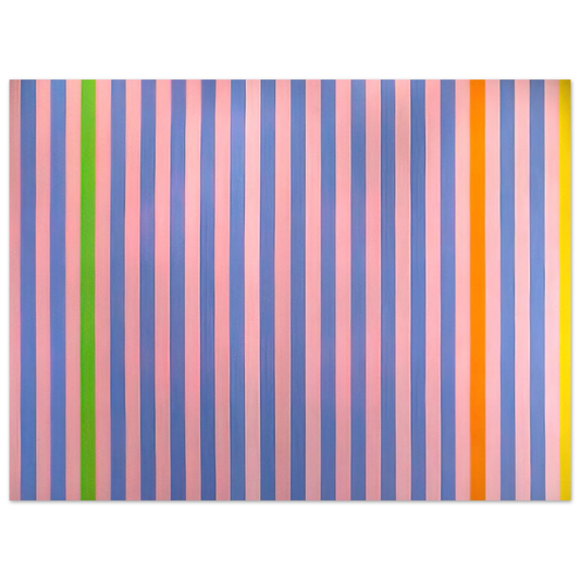 Gene Davis - Sweet Score-Skylark - 1960  75x100 cm / 30x40inches Fine Art Poster