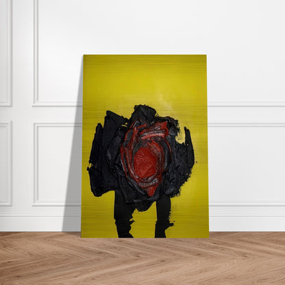 UNTITLED 1963 - Luis Feito Brushed Aluminum Print - 70x100 cm / 28x40 inches | Luis Feito Aluminum Print | Luis Feito Prints