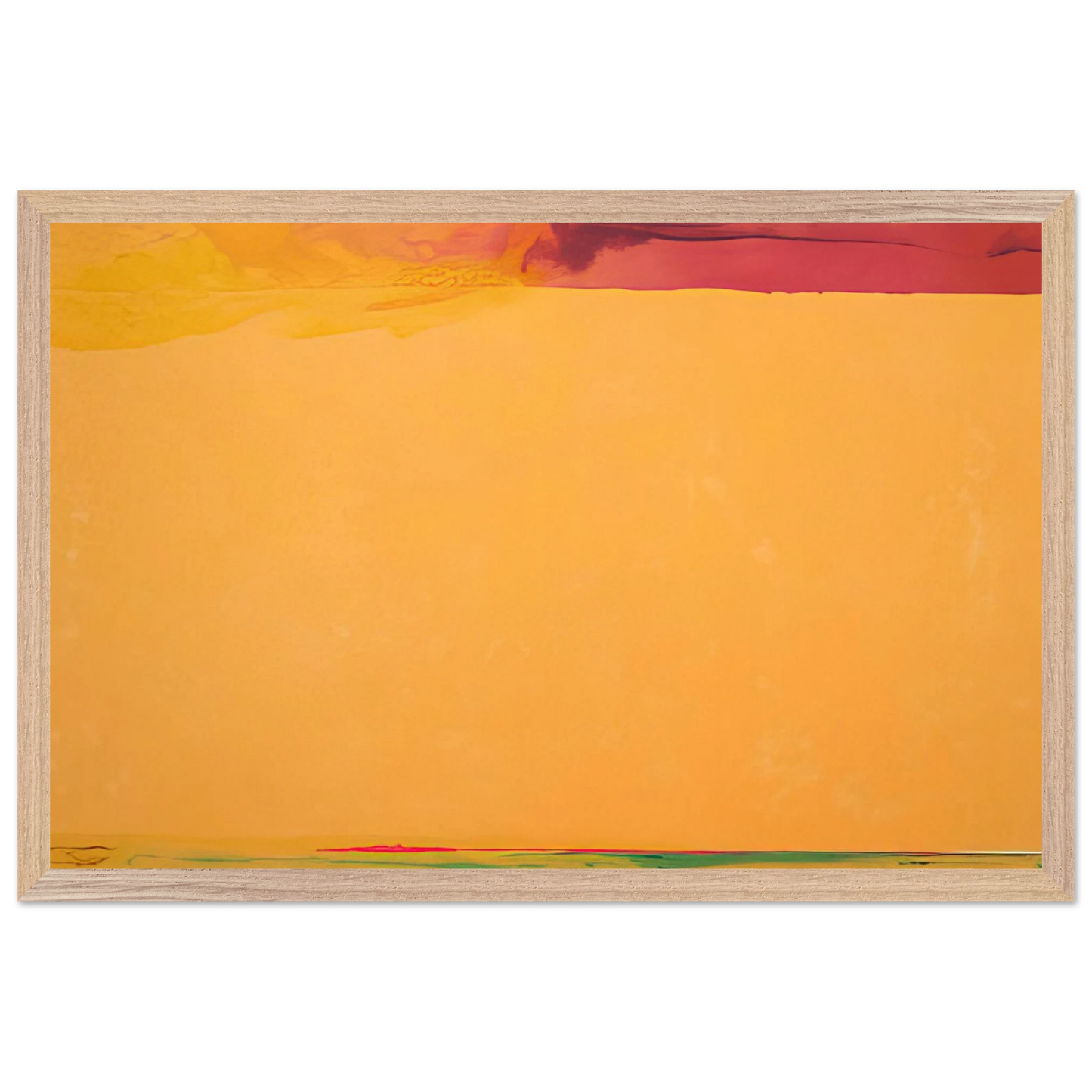 Helen Frankenthaler - Southern Exposure - 2005 Wall art - 30x40 cm / 12x16 inches - Premium Wooden Framed Poster With Fine Art Paper-canvas - Black frame
