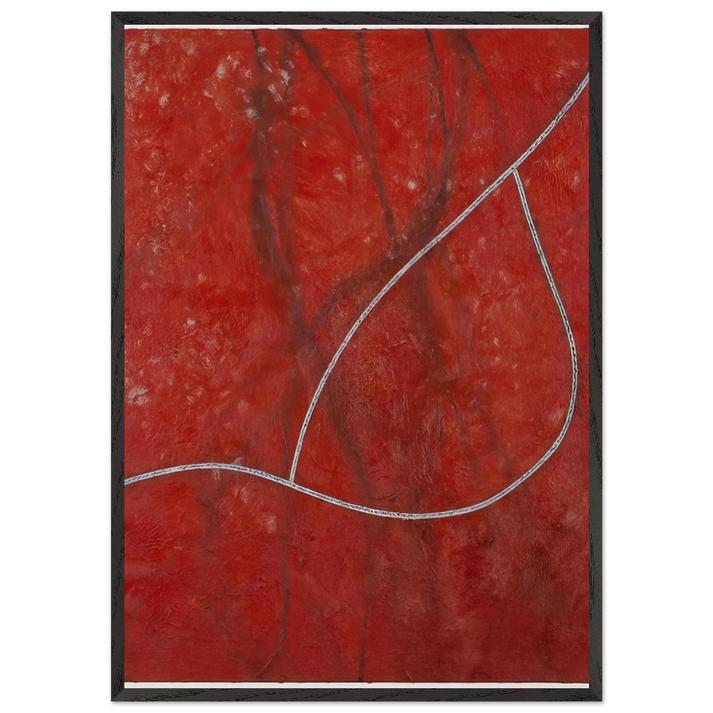 Untitled - 1960 N3 - Donald Judd 70x100 cm / 28x40 inches Framed Art Print – Black Wooden Frame