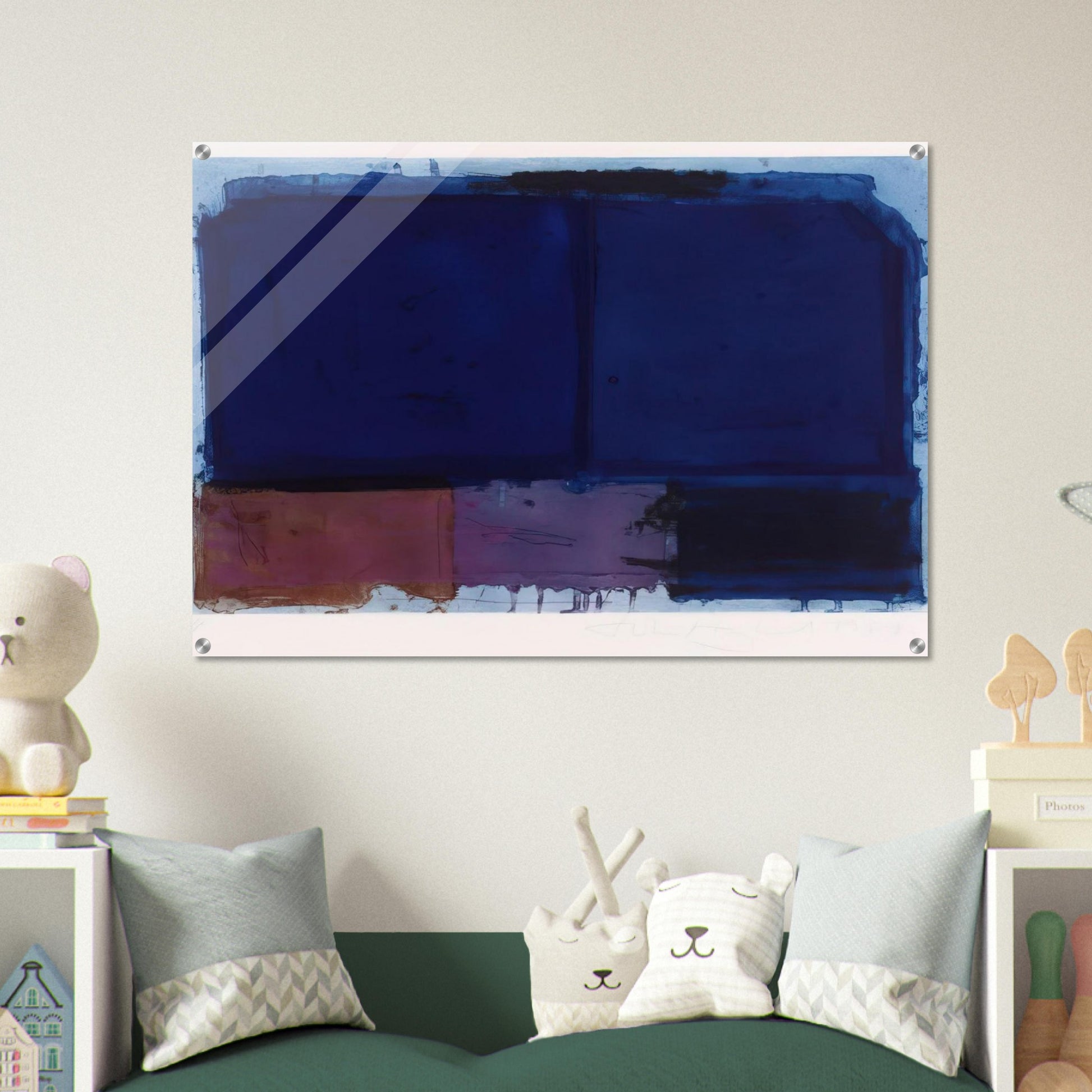 Vigil - 1980 - John Hoyland Acrylic Print - 70x100 cm / 28x40″ inches