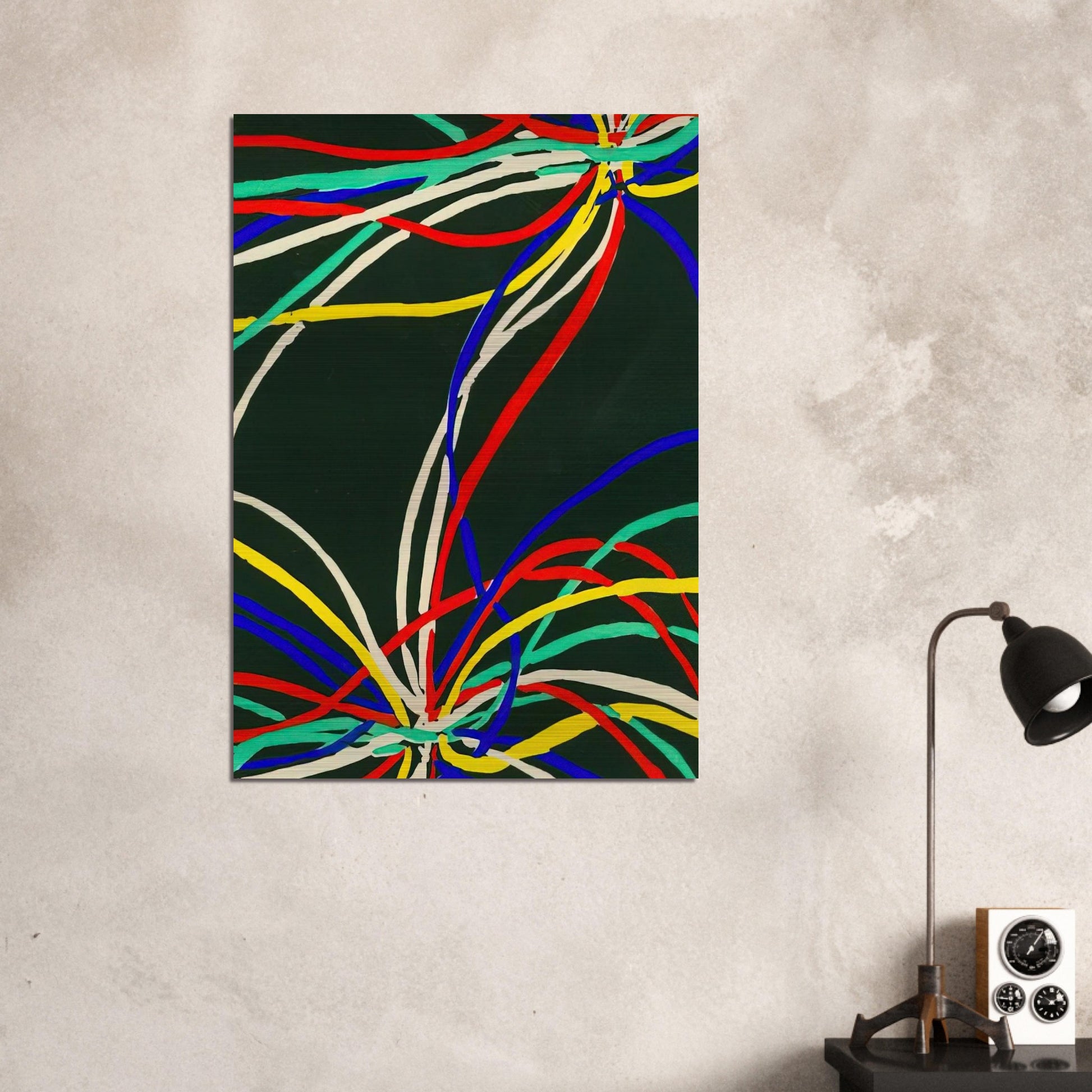 COMPOSITIONS COULEURS IDEES - Sonia Delaunay Brushed Aluminum Print - 70x100 cm / 28x40 inches | Sonia Delaunay Aluminum Print | Sonia Delaunay Prints