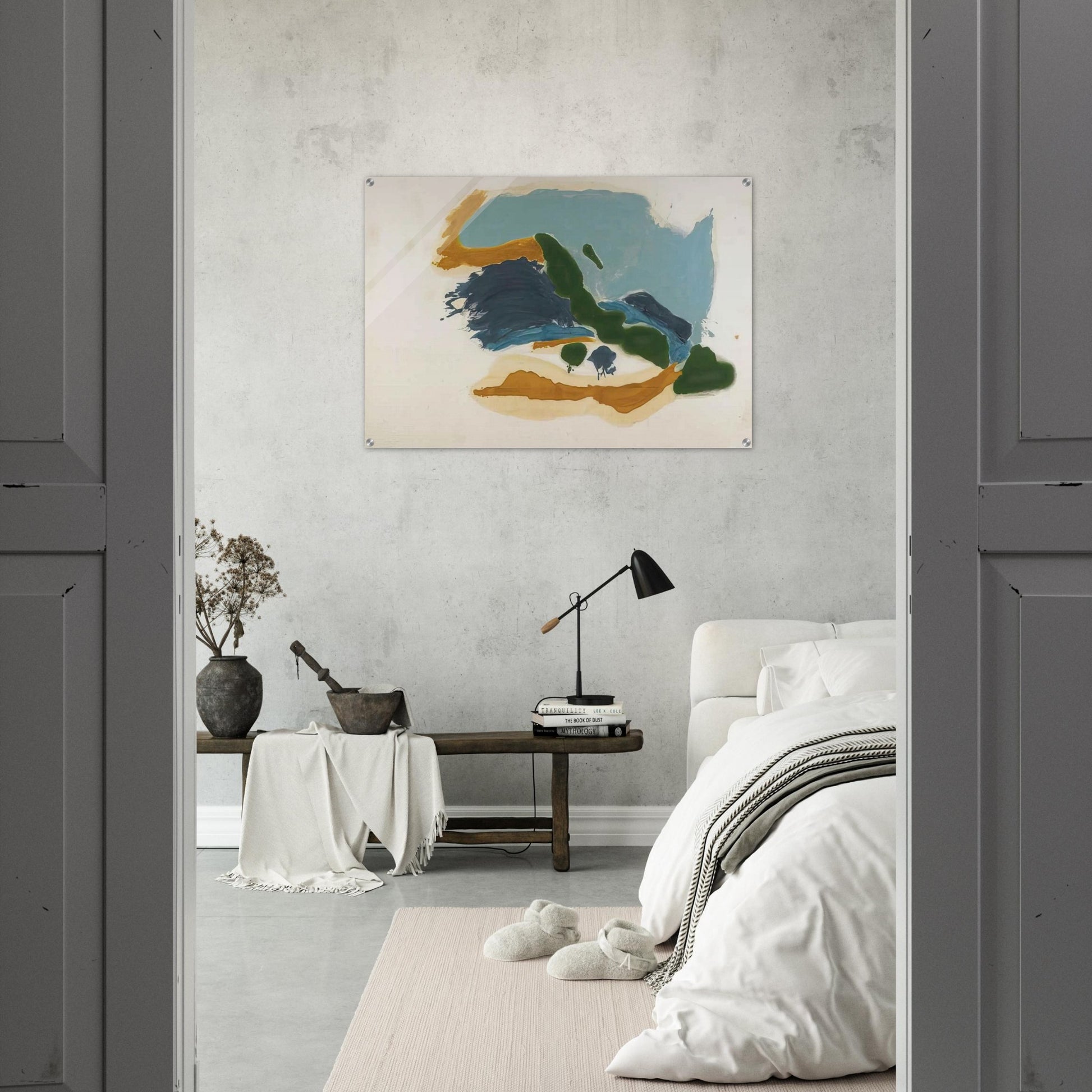 Tuscany - 1963 - Helen Frankenthaler Acrylic Print - 70x100 cm / 28x40″ inches | Helen Frankenthaler Wall Art | Helen Frankenthaler Prints