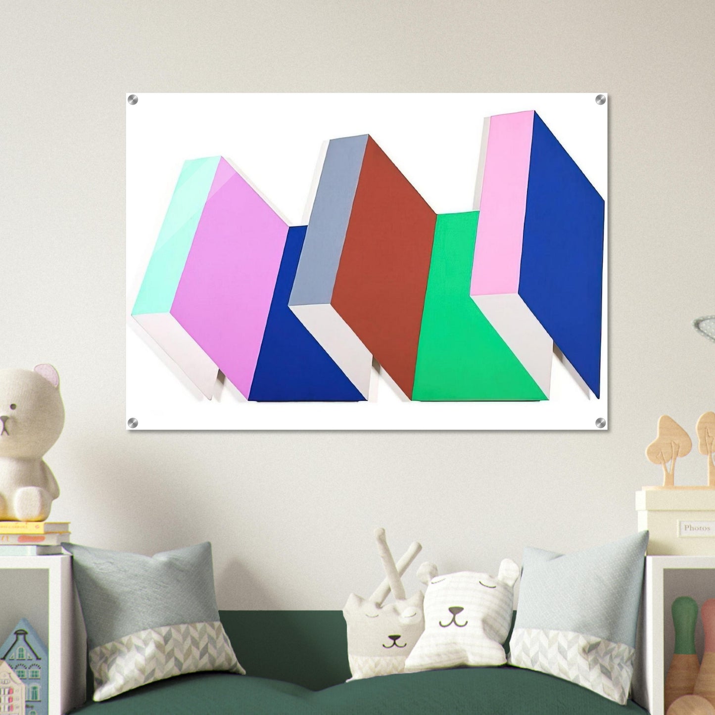 Fold One - 1968 - Thomas Downing Acrylic Print - 70x100 cm / 28x40″ inches