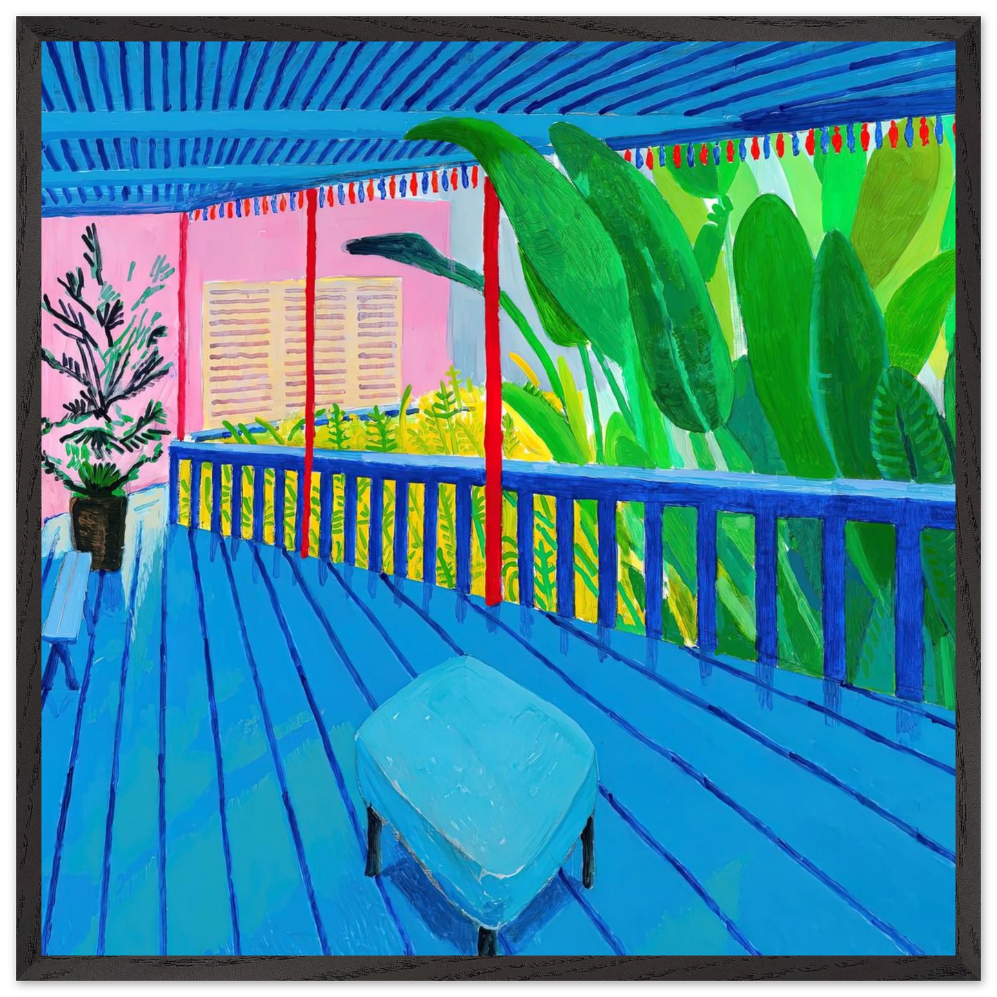 David Hockney - David Hockney Wall art - 70x100 cm / 28x40 inches - Fine Art Poster-canvas - -