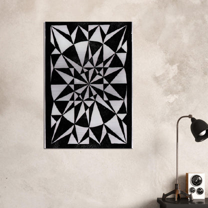 FLOR DE PASCUA BEAUTIFUL - MC Escher Brushed Aluminum Print - 70x100 cm / 28x40 inches | MC Escher Aluminum Print | MC Escher Prints