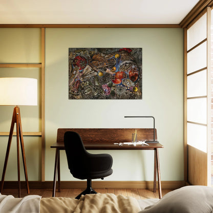 4531 728230 - Ivan Albright Brushed Aluminum Print - 70x100 cm / 28x40 inches | Ivan Albright Aluminum Print | Ivan Albright Prints