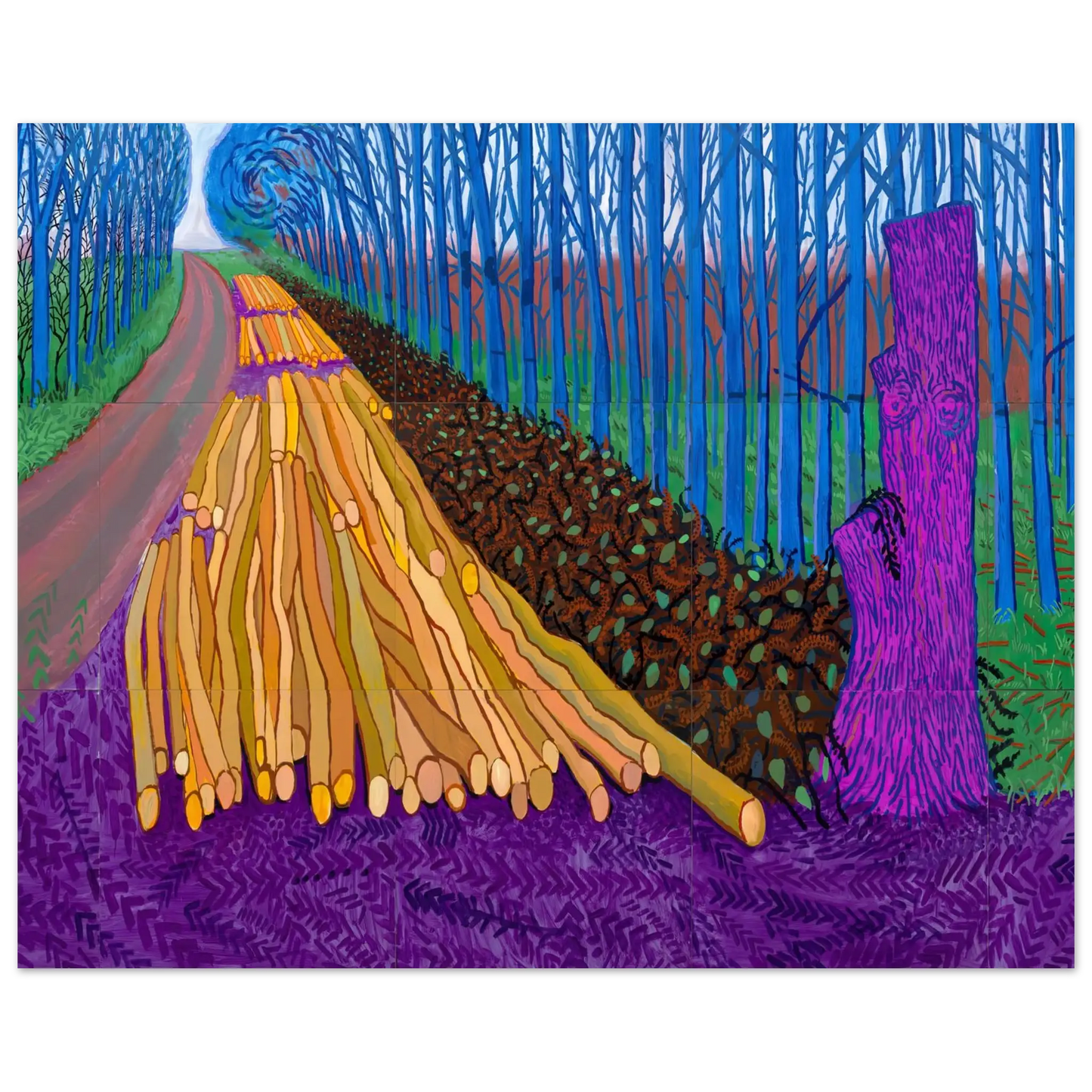 David Hockney - David Hockney Wall art - 21x29.7 cm / 8x12" - Fine Art Poster - -