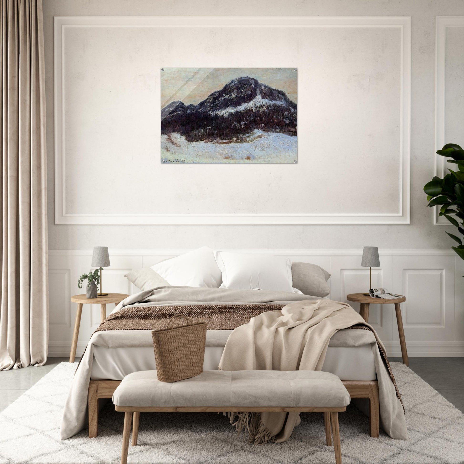 Mount Kolsaas 2 - claude monet Acrylic Print - 70x100 cm / 28x40″ inches