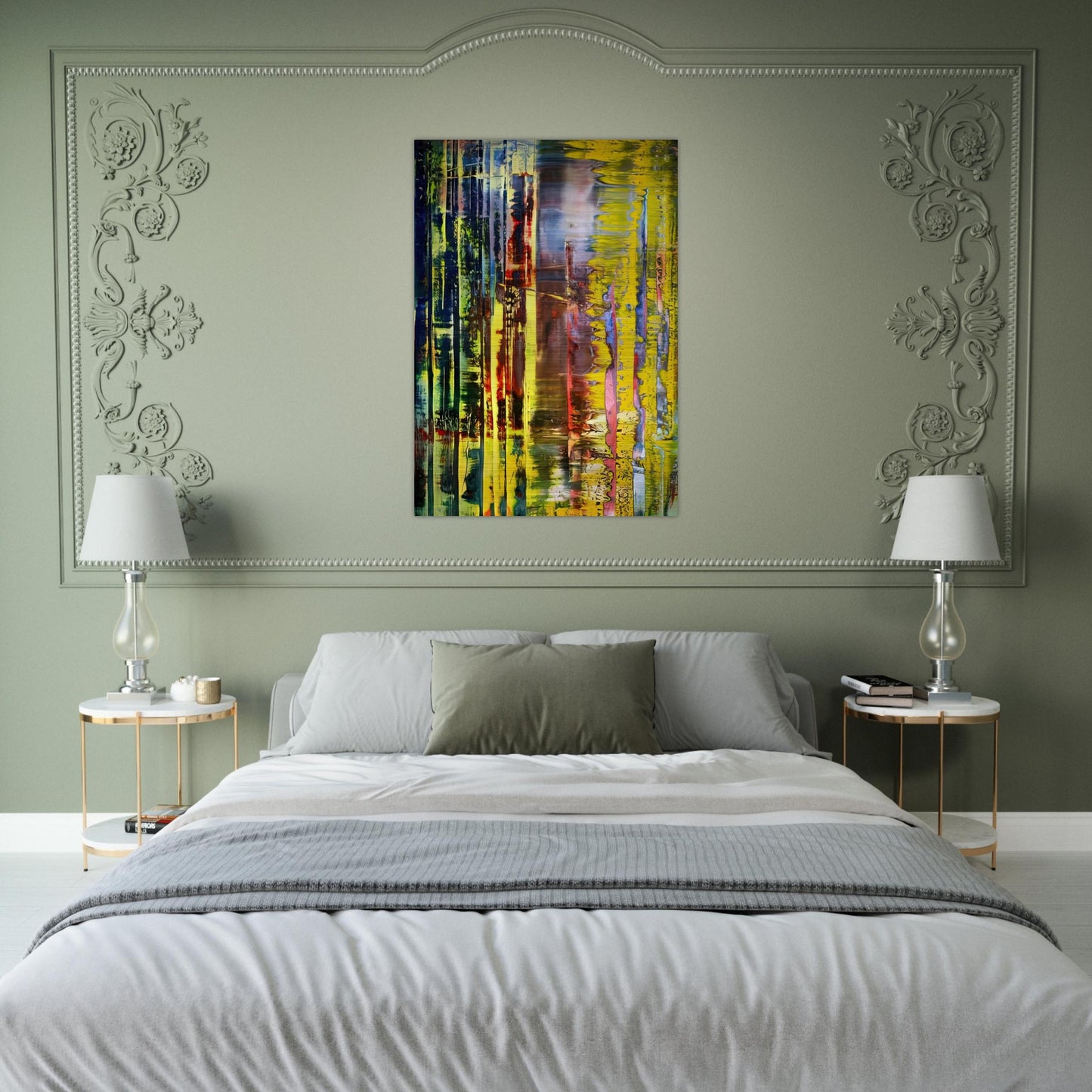 ABSTRACT PAINTING 780 1 - Gerhard Richter Brushed Aluminum Print - 70x100 cm / 28x40 inches | Gerhard Richter Aluminum Print | Gerhard Richter Prints