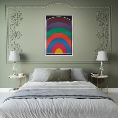 Arc Bands - Sol LeWitt Brushed Aluminum Print - 70x100 cm / 28x40 inches | Sol LeWitt Aluminum Print | Sol LeWitt Prints