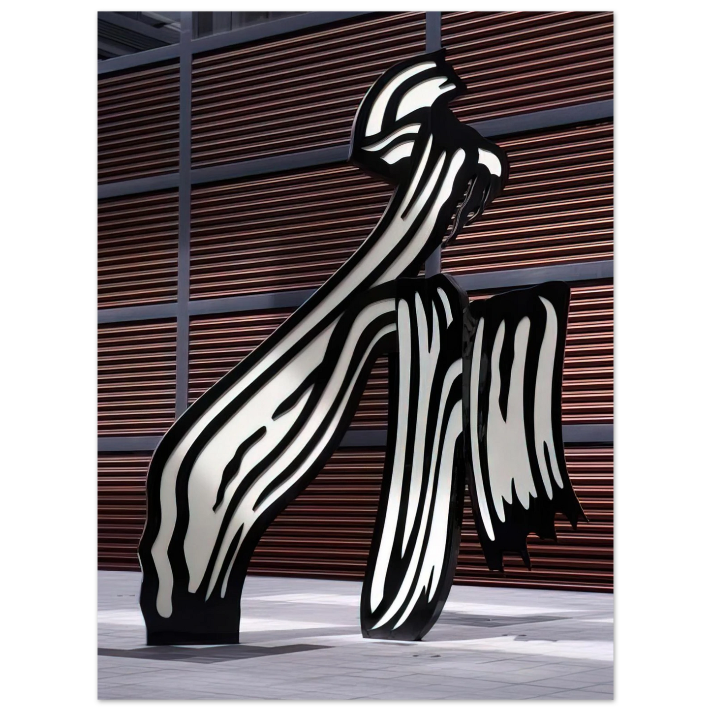 Roy Lichtenstein - BRUSHSTROKE 1996  75x100 cm / 30x40inches Fine Art Poster