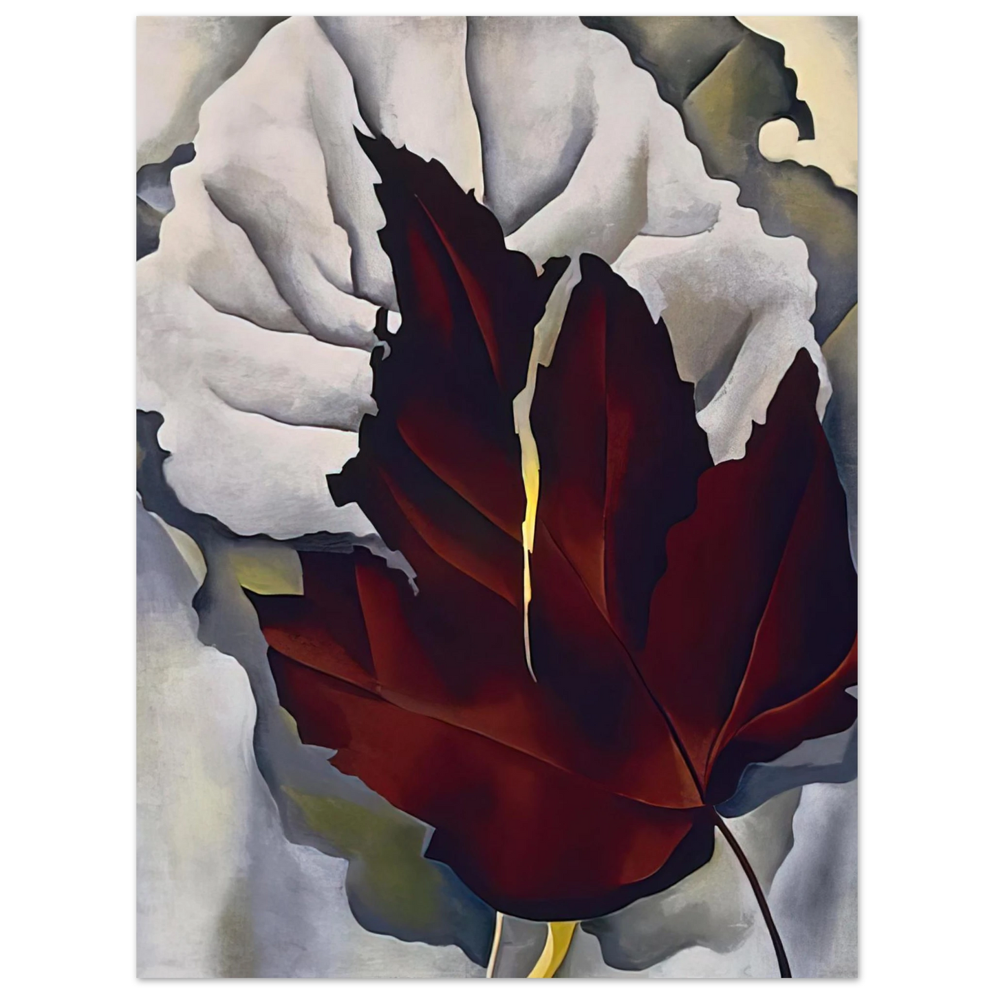 Georgia O'Keeffe - Pattern of Leaves Fine Art Poster