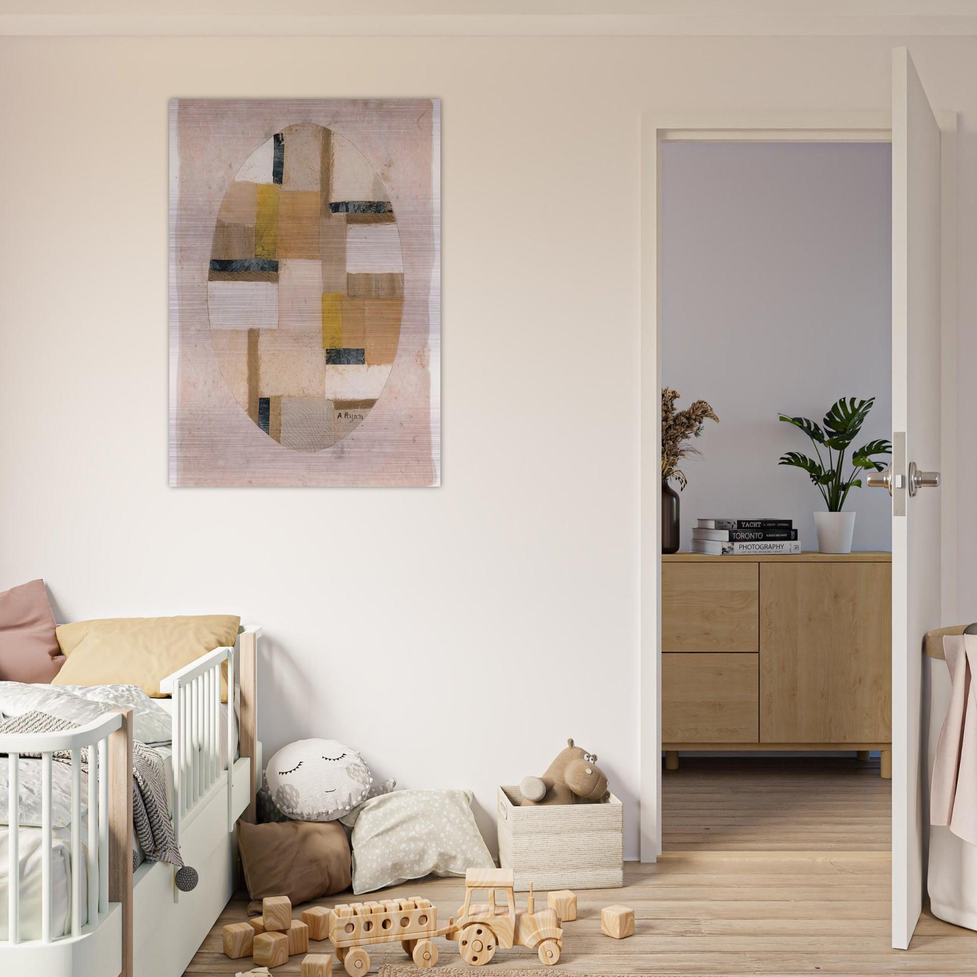 Number 456 - Abstract Expressionism - Anne Ryan Brushed Aluminum Print - 70x100 cm / 28x40 inches | Anne Ryan Aluminum Print | Anne Ryan Prints
