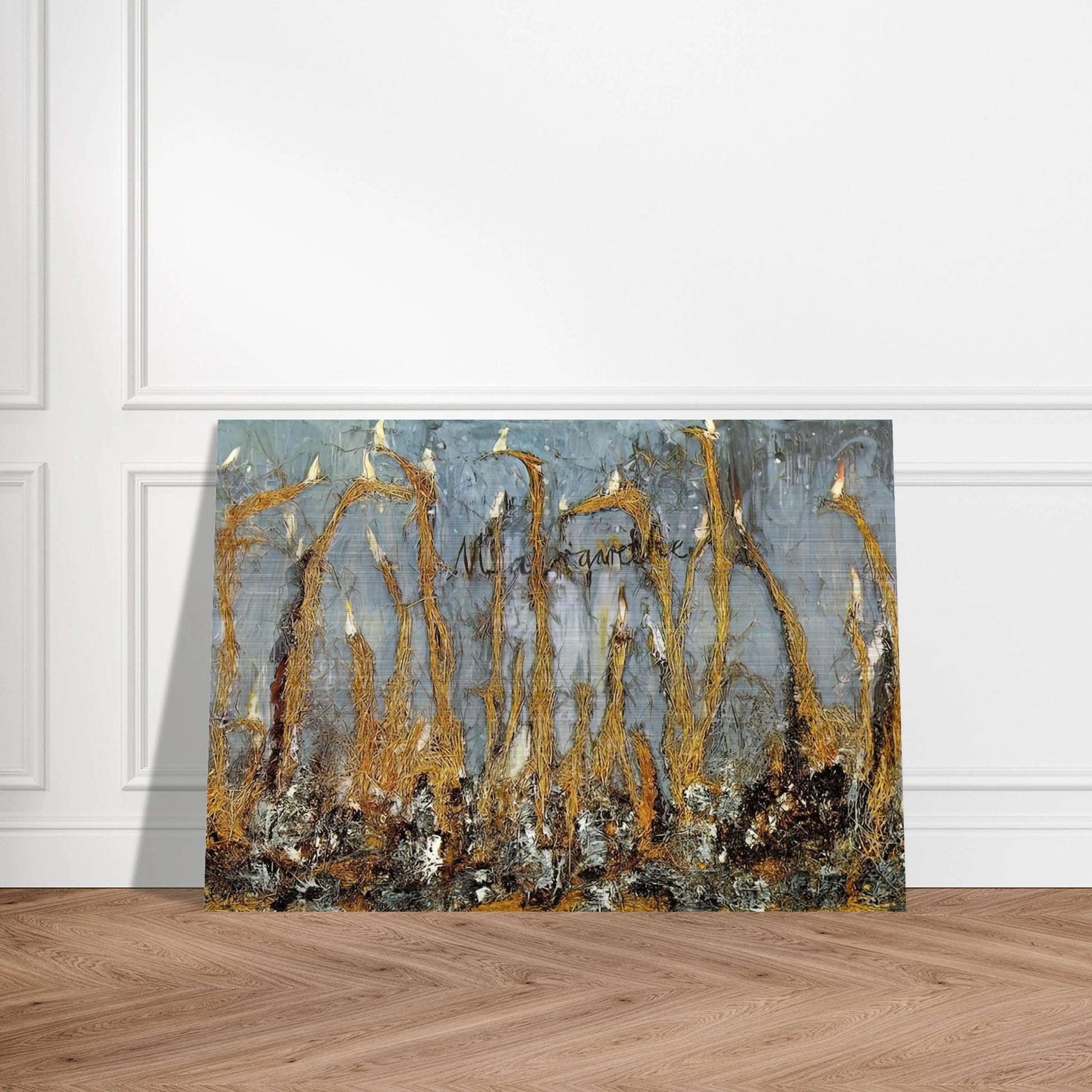 MARGARETHE - Anselm Kiefer Brushed Aluminum Print - 70x100 cm / 28x40 inches | Anselm Kiefer Aluminum Print | Anselm Kiefer Prints