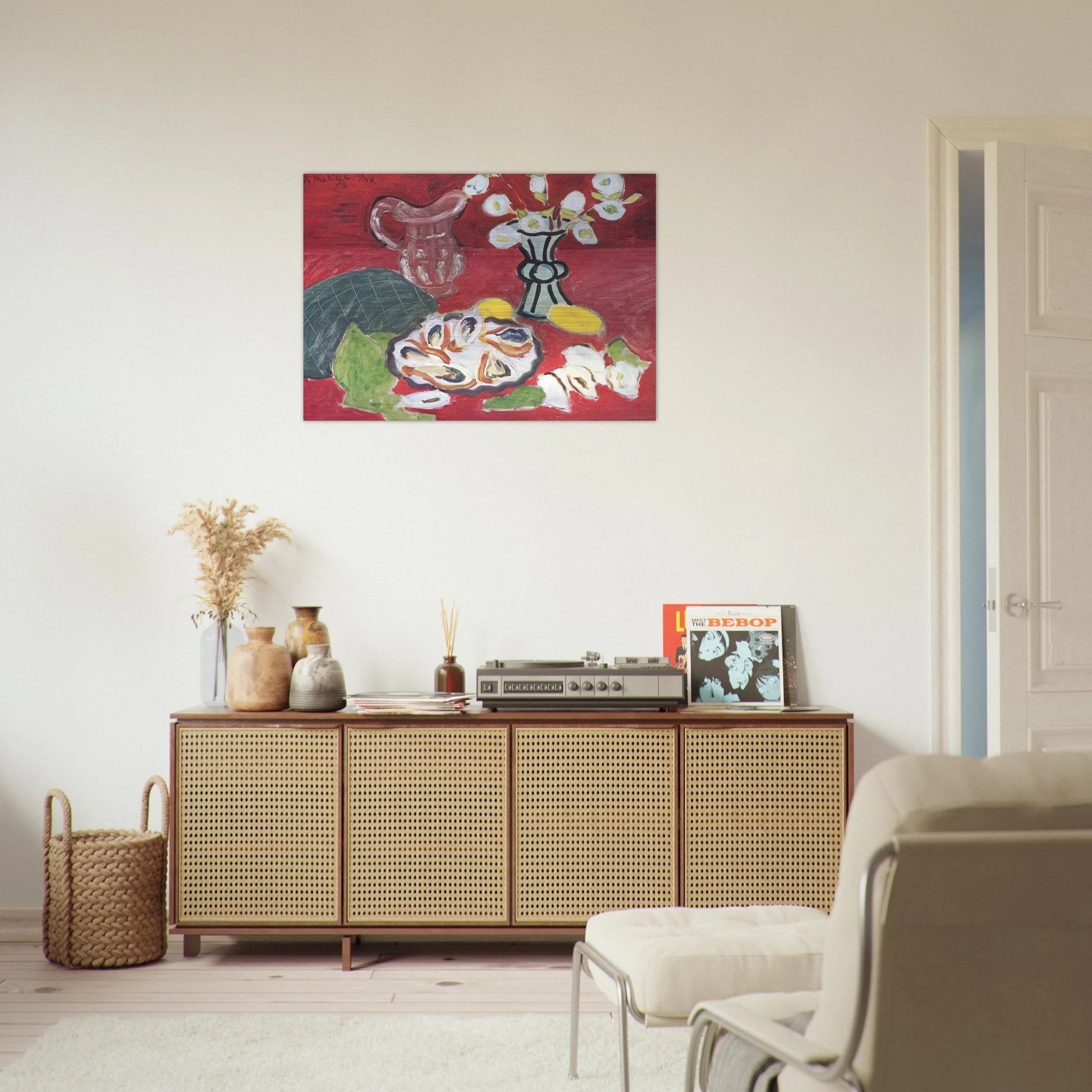 STILL LIFE WITH SHELLFISH 1940 - Henri Matisse Brushed Aluminum Print - 70x100 cm / 28x40 inches | Henri Matisse Aluminum Print | Henri Matisse Prints